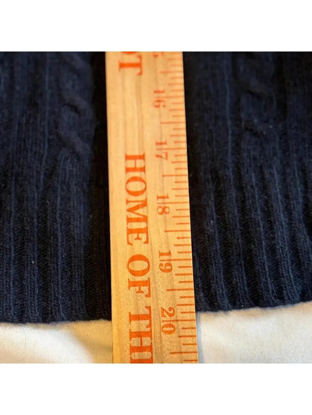 J. Crew Navy Cable Knit Sweater